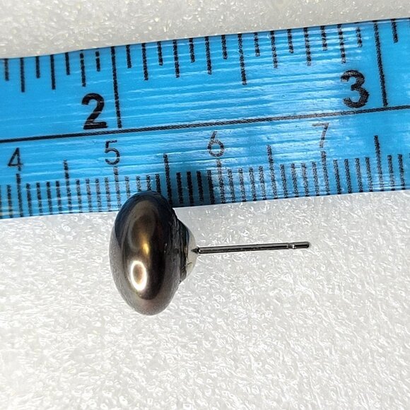 Genuine Freshwater Pearl Earrings - Picture 4 of 11